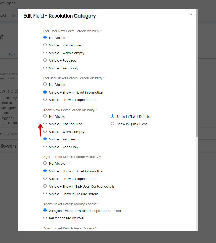 Halo Service Desk - Changer un champ obligatoire en non obligatoire Halo Service Desk - Changer un champ obligatoire en non obligatoire