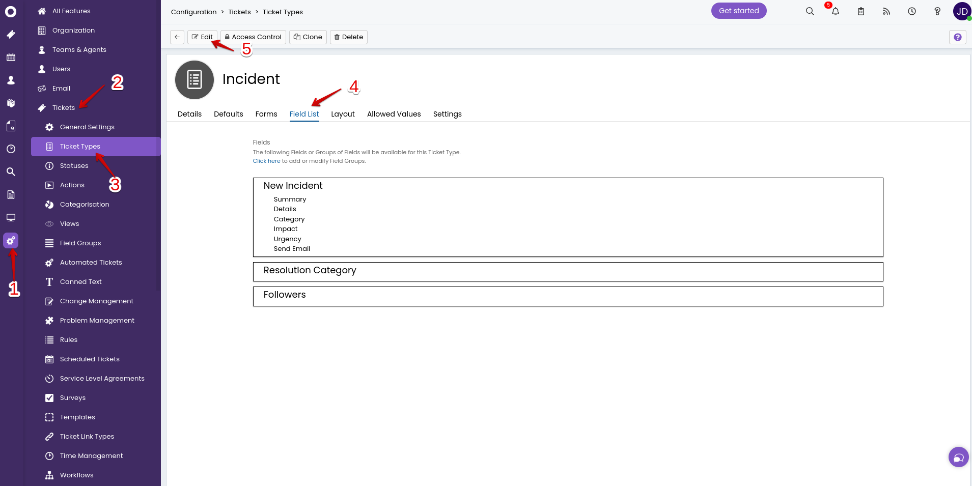 Halo Service Desk - Guide pour modifier les champs obligatoires Halo Service Desk - Guide pour modifier les champs obligatoires