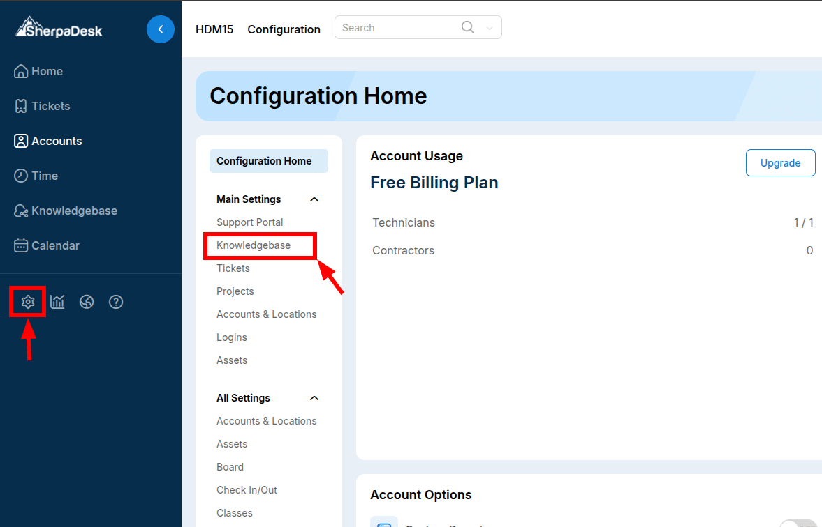 SherpaDesk_configuration