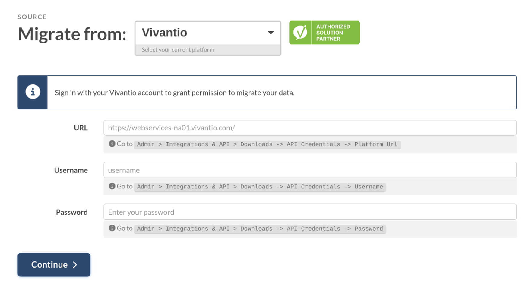 Vivantio Datenexport