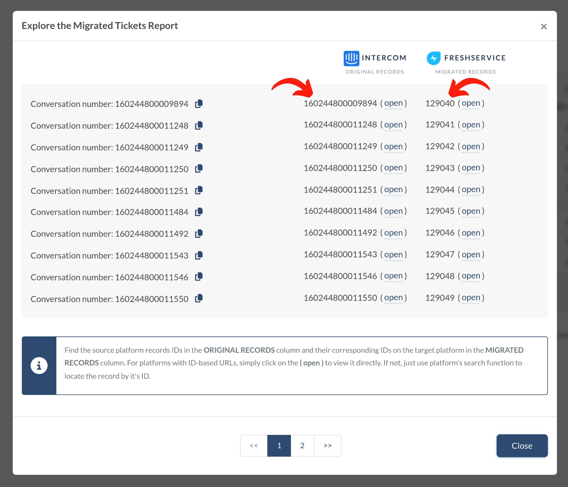 Freshservice Demo Migration - Tickets