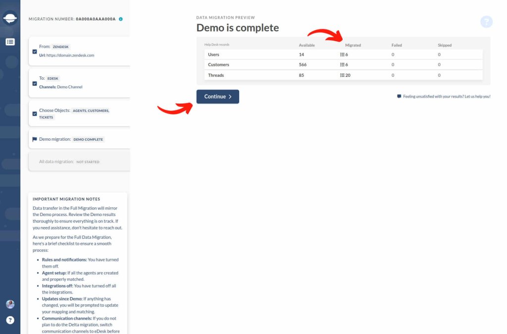 eDesk Data Migration Checklist | HDM