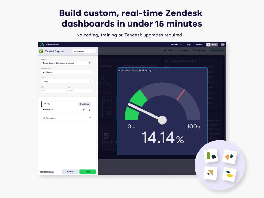 Geckoboard App - Zendesk marketplace