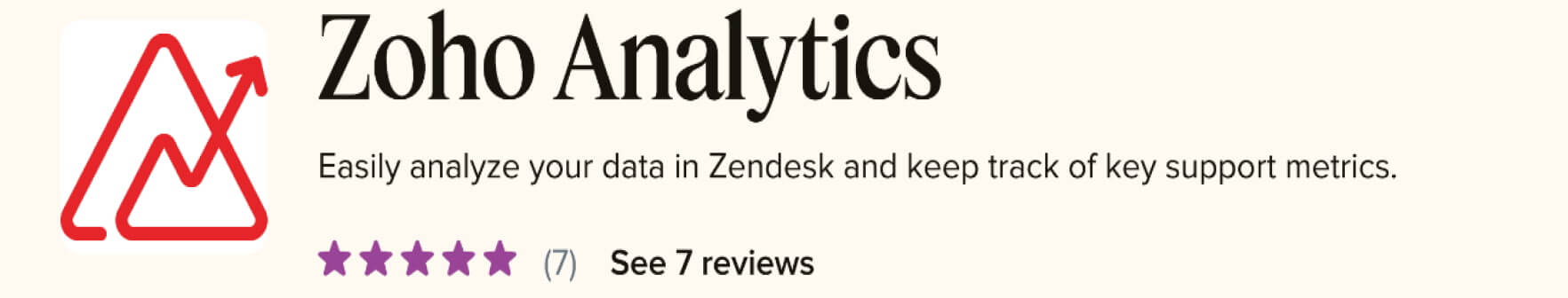 Zoho Analytics App