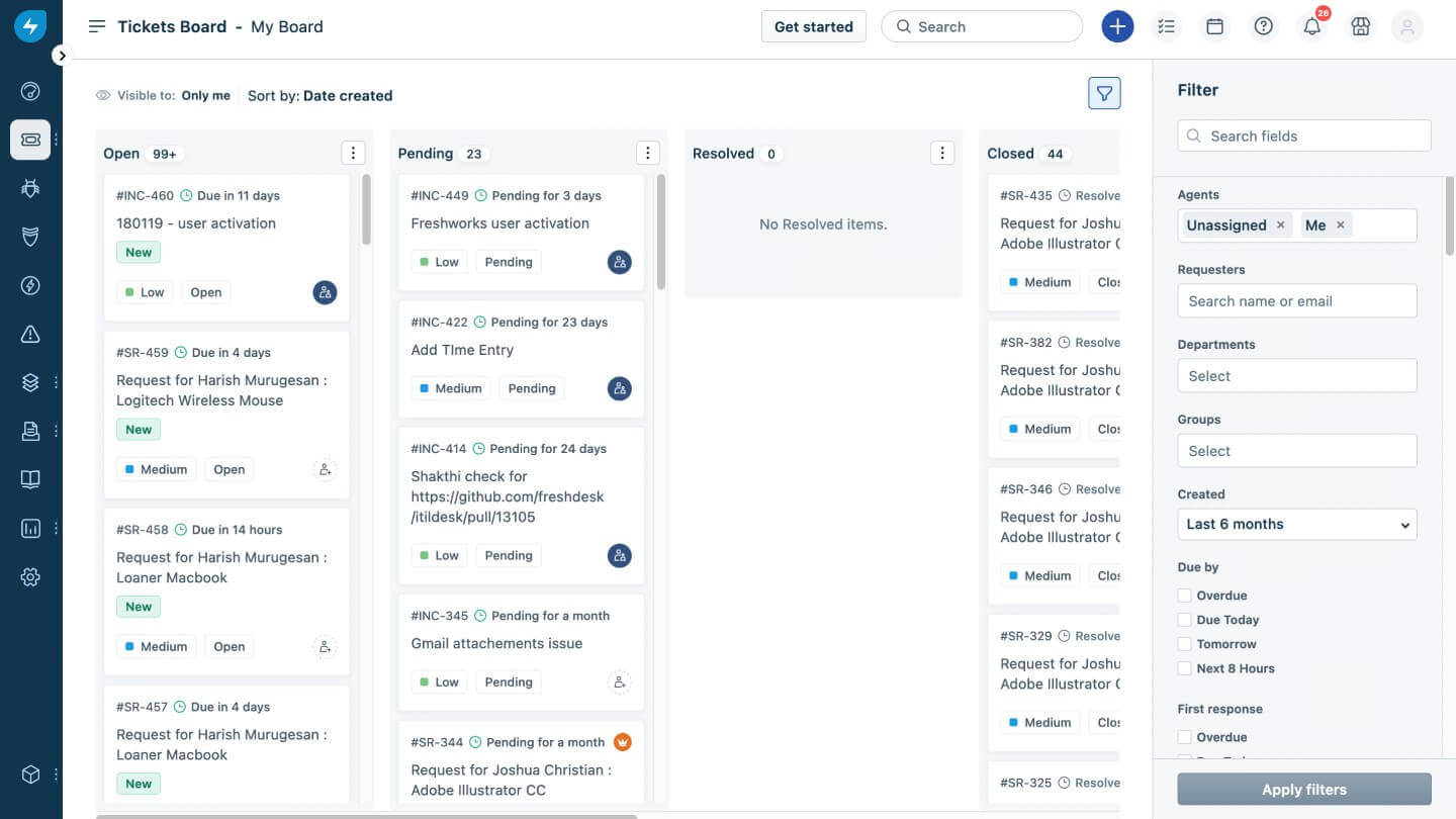 Kanban view