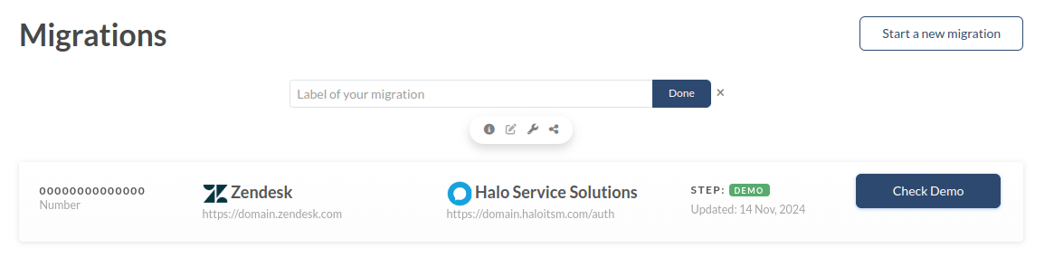 Halo Service Solutions - Label your data migration