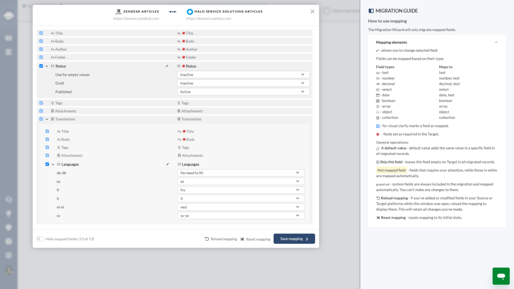 Halo Migration Article Mapping Halo Migration Article Mapping