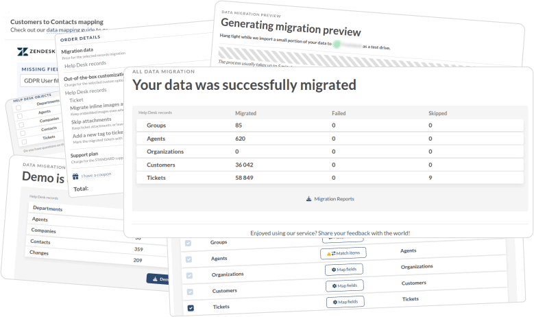 Help Desk Migration free trial