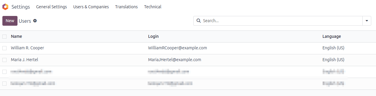 Odoo Helpdesk - Settings - User Page