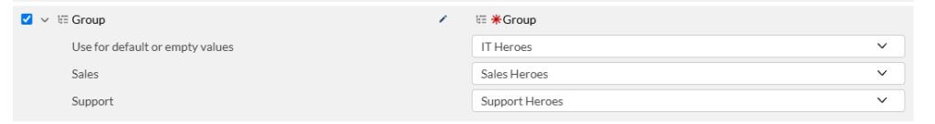 Required Group Field