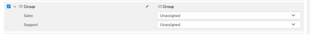 Unassigned Target Group