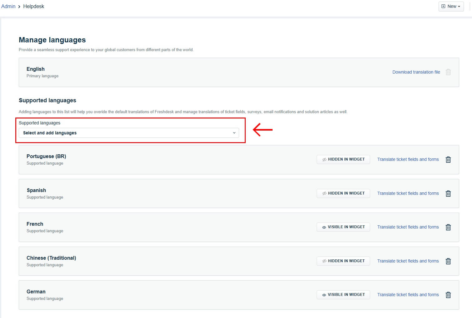 Guide d'intégration et de mise en œuvre Freshdesk
