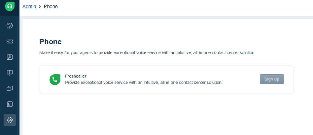 Telefone Freshcaller