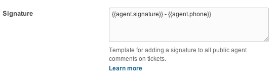 Assinatura do Agente