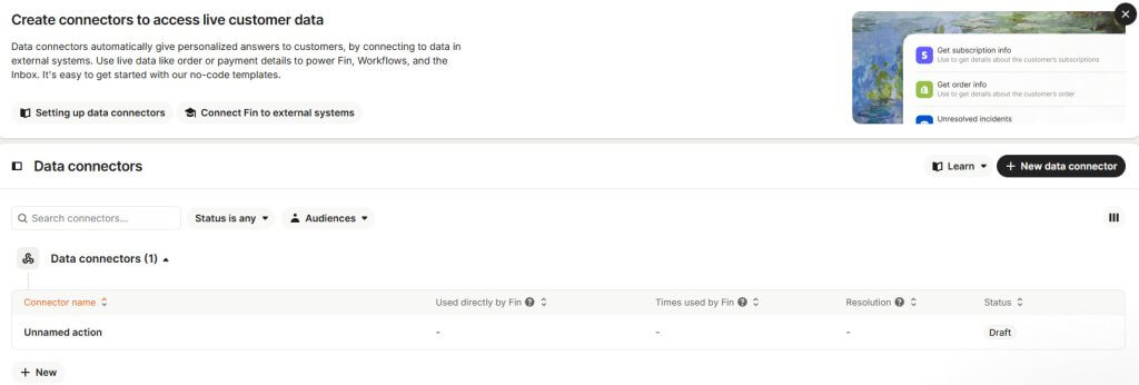 Conectores de Dados Intercom