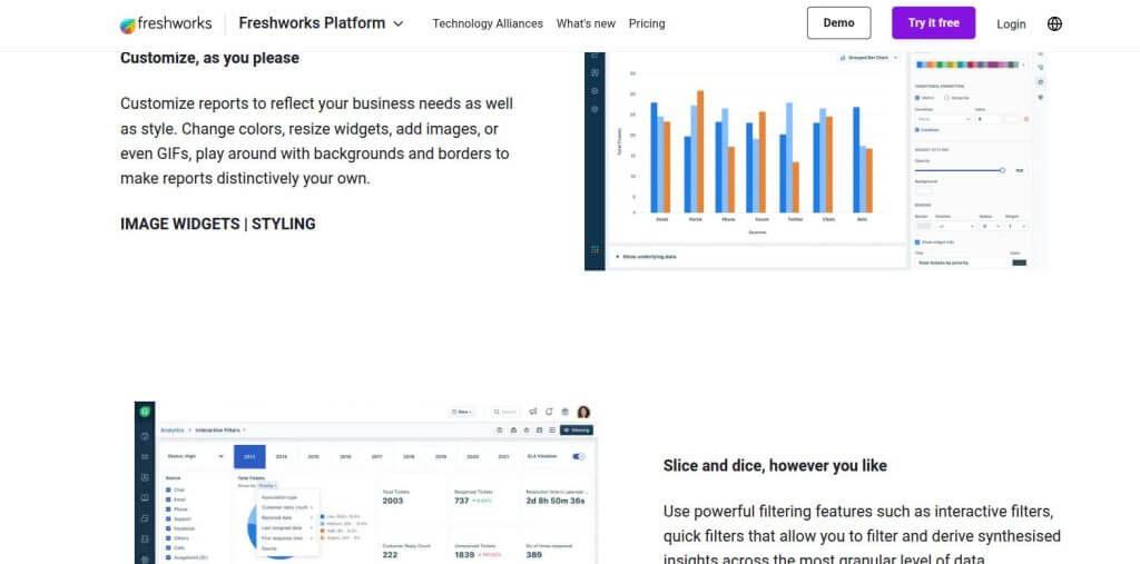 Freshservice Dashboard