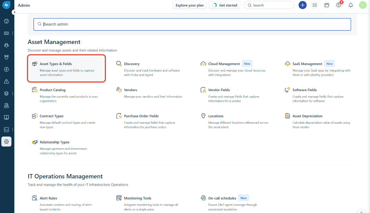 Adicionando ativo no Freshservice