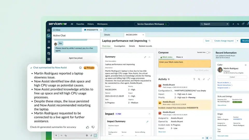 ServiceNow Chat ServiceNow Chat