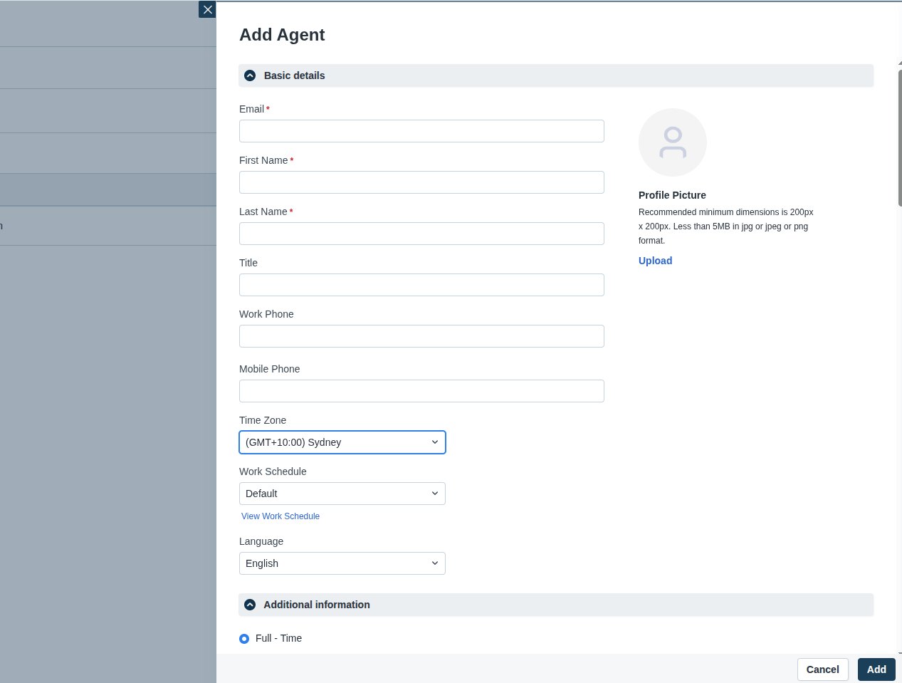 Adicionar agente no Freshservice