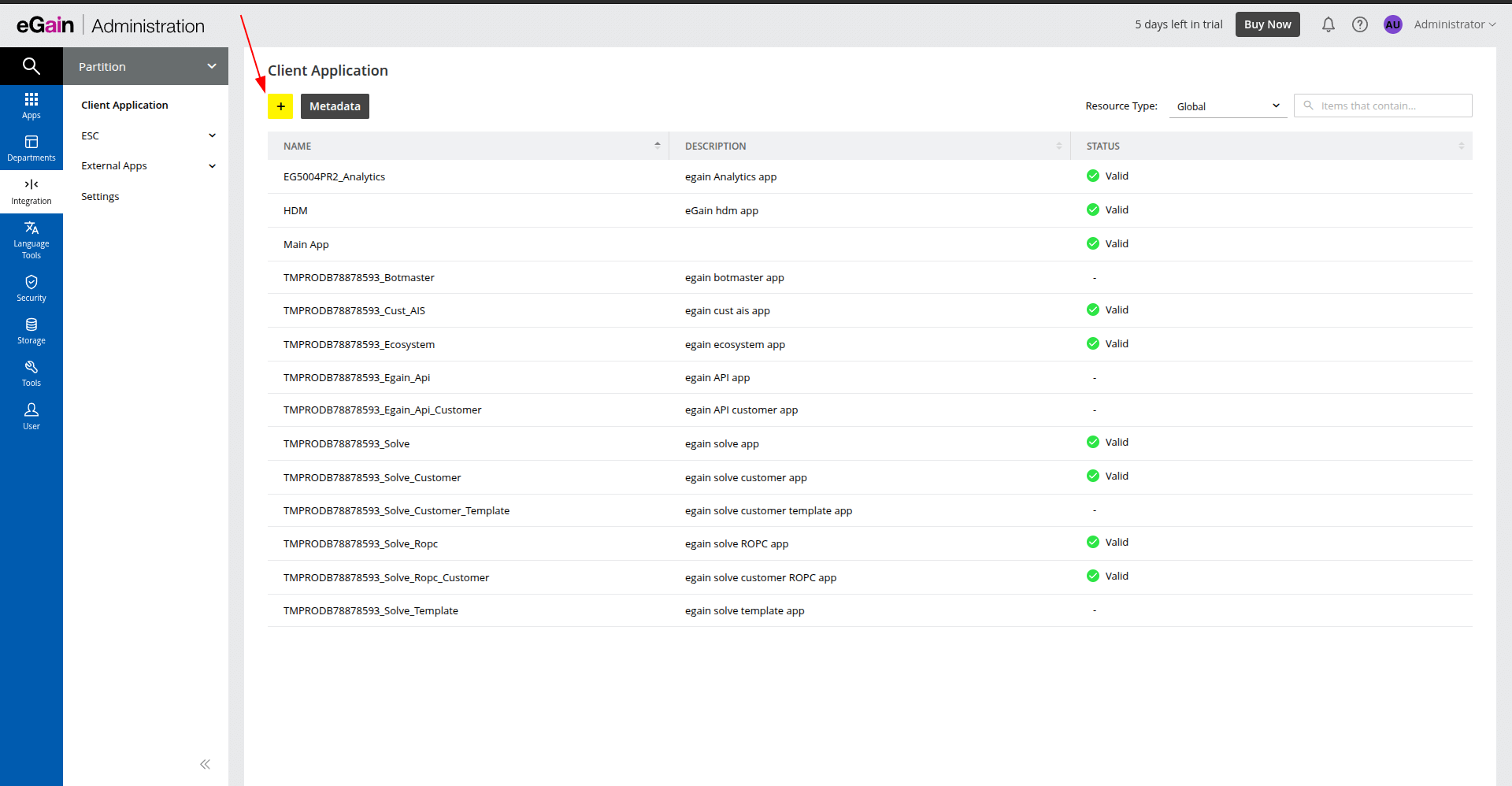 eGain Add Client App eGain Add Client App