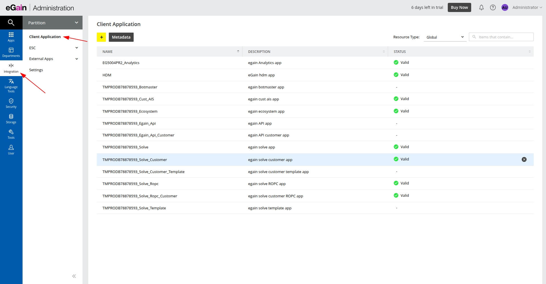 eGain client application and integration eGain client application and integration