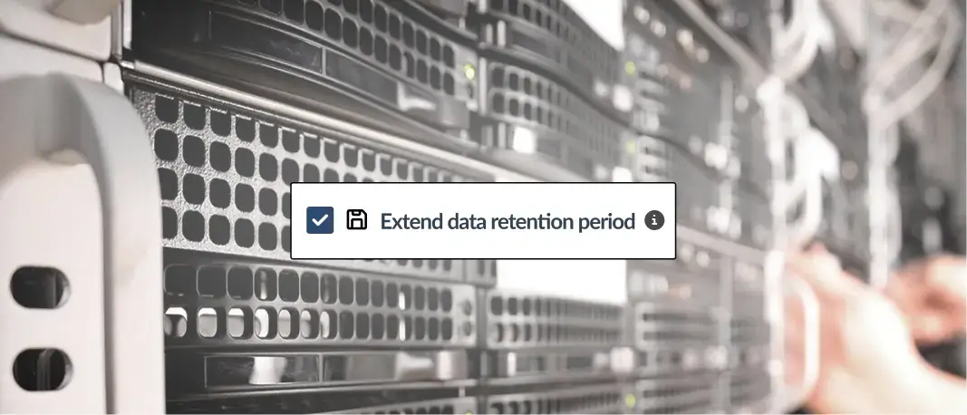 Extend data retention period