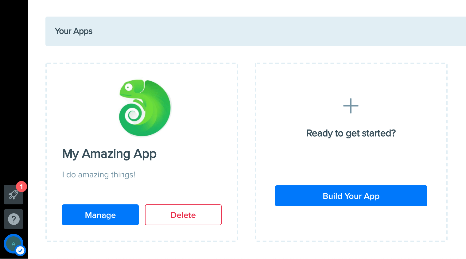 Crea l'app Drift