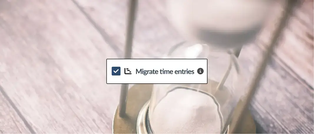 Zeiteinträge migrieren