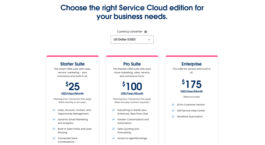 Salesforce Pricing Salesforce Pricing