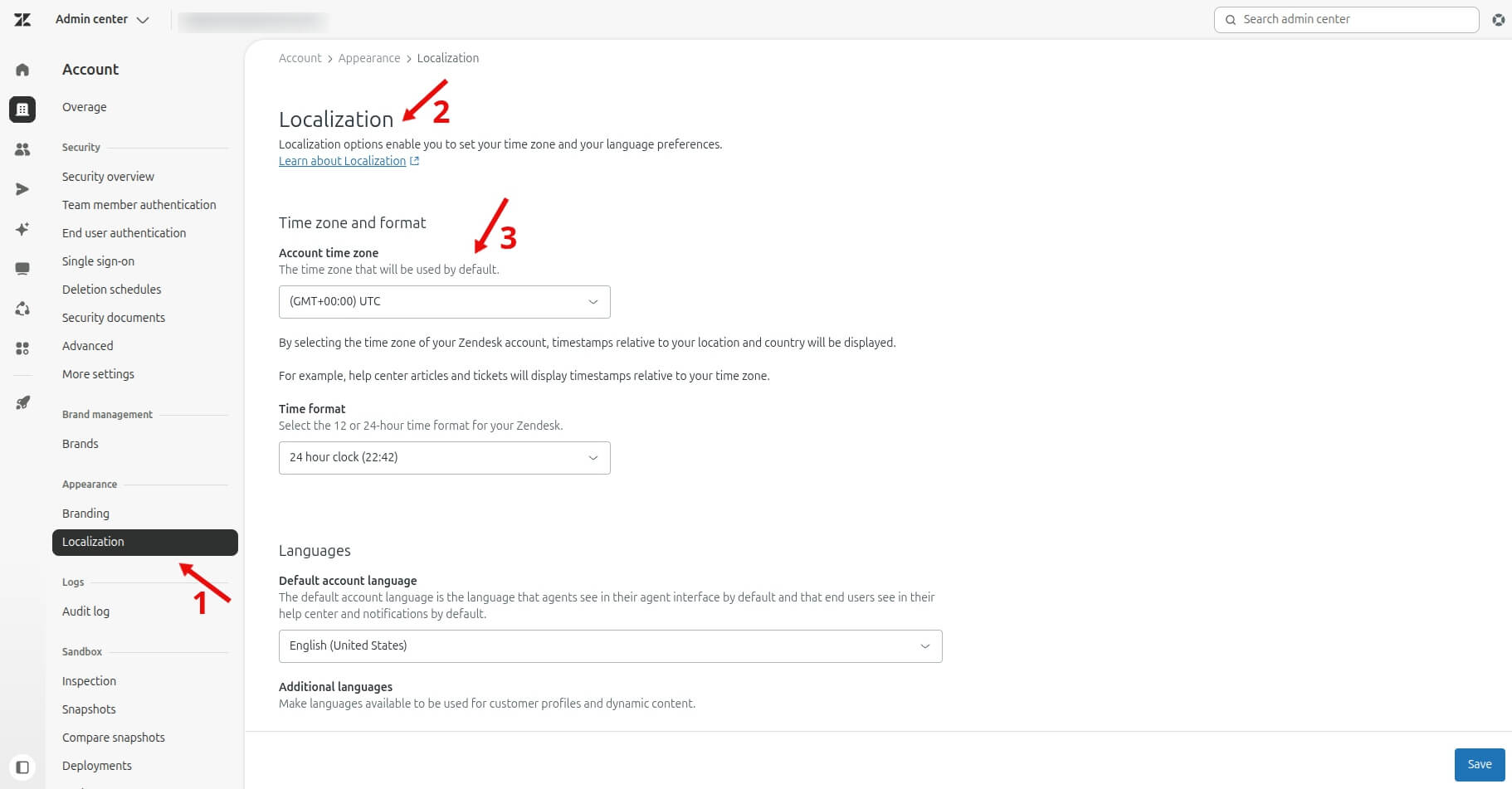Administrador Zendesk - Localización de cuentas