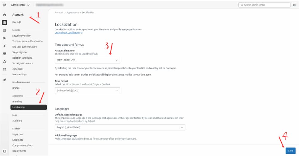 Admin Zendesk - Lokalisasi Akun Admin Zendesk - Lokalisasi Akun