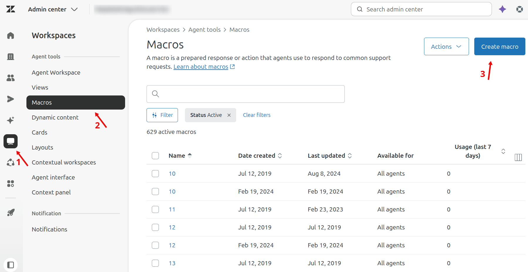 Zendesk - Tambahkan Makro Zendesk - Tambahkan Makro