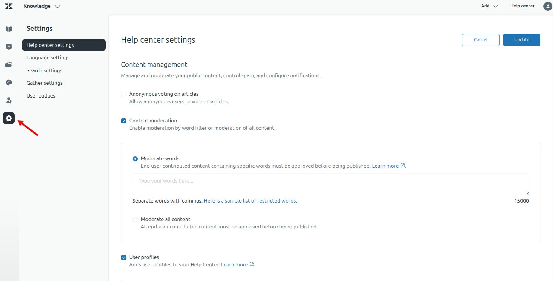 Centro de ayuda de Zendesk Zendesk - Configuración del Centro de ayuda