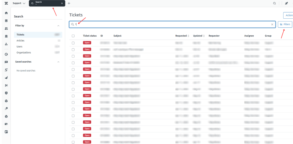Zendesk Support - Pencarian dan Filter Tiket Zendesk Support - Pencarian dan Filter Tiket