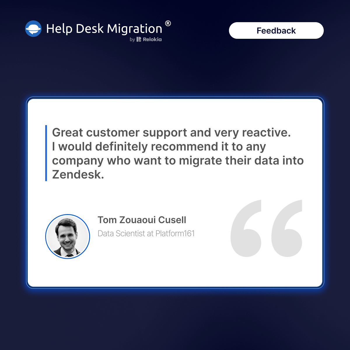 Help Desk Migration Customer Testimonial